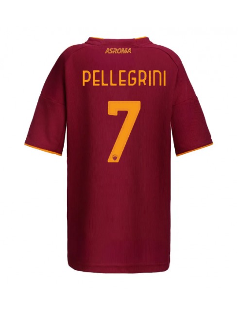AS Roma Lorenzo Pellegrini #7 Heimtrikot für Frauen 2025-26 Kurzarm AS Roma Lorenzo Pellegrini #7 Heimtrikot für Frauen 2025-26 Kurzarm